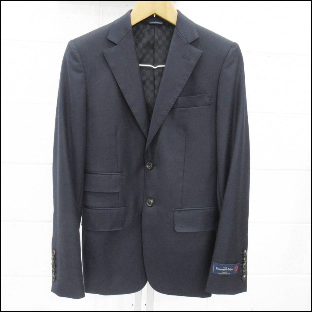 jun hasimoto　Ermenegildo　zegna　スーツ　size2　ネイビー　セットアップ　ジュンハシモト