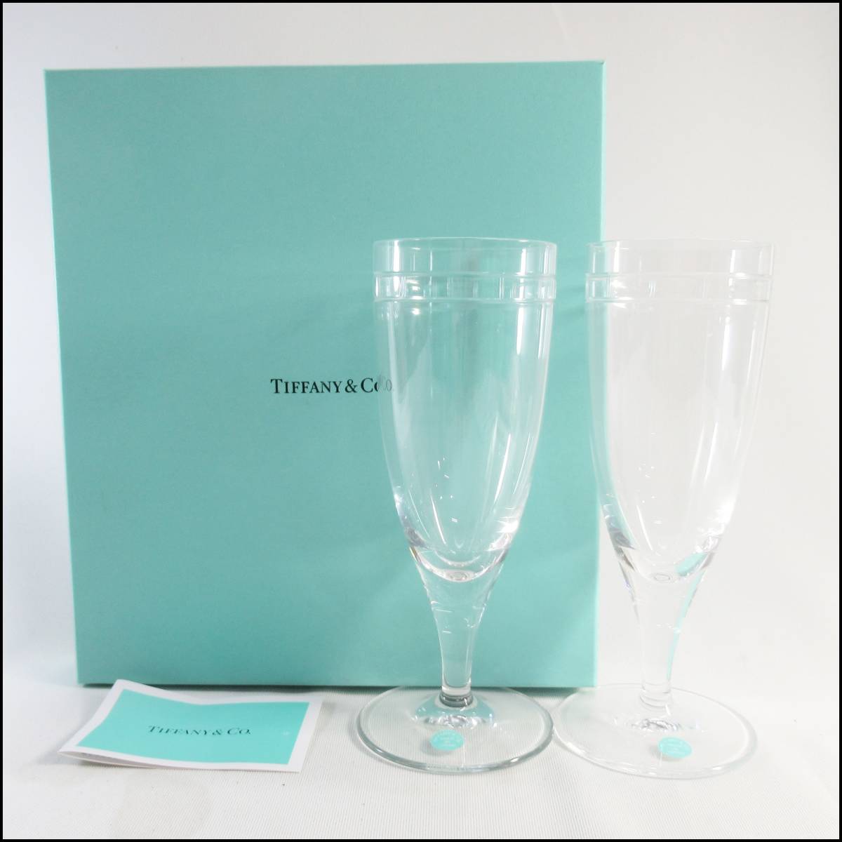 Tiffany&Co ティファニー アトラス ピルスナー ワイングラス シャンパングラス ビールグラス1